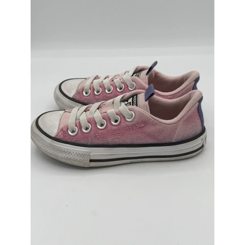 Converse Chuck Taylor All Star Rave Gradient Kids Low Top Ombré Sneakers Size 11
